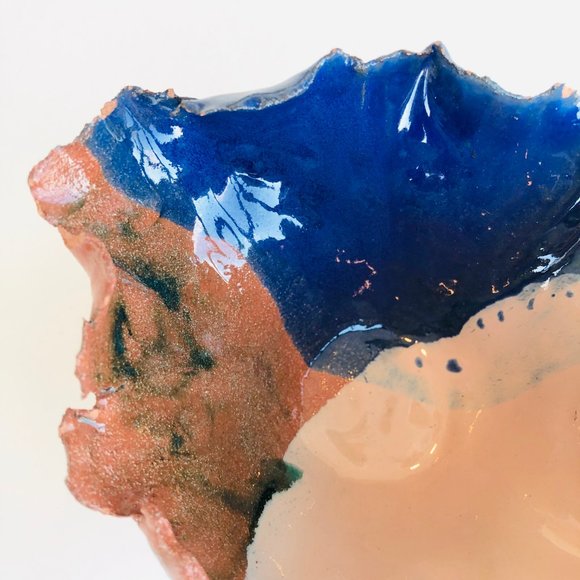 Handmade Glazed Ceramic Trinket Bowl / Dish - Picture 10 of 16